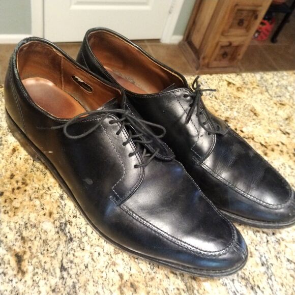 Allen Edmonds Lasalle Black Leather Dress Comfort Oxfords Men\'s Size 12 D main image 5
